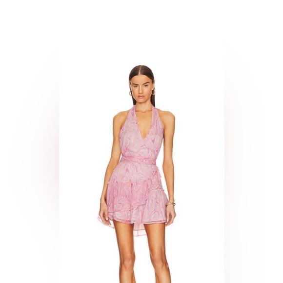 LoveShackFancy Aleena Halter Dress Size M NWT - Picture 3 of 6